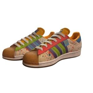 Adidas Superstar G20 CM 201 S.E.E.D Paint Splattered GX2235 size 7.  NEW W/O BOX